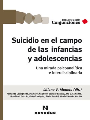 cover image of Suicidio en el campo de las infancias y adolescencias